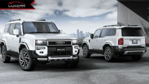Thiết kế đuôi xe Toyota Prado 2026