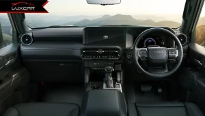 Không gian nội thất Toyota Prado 2026 bọc da cao cấp