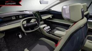 Khoang lái Skoda Peaq số hóa với màn hình cảm ứng khổng lồ