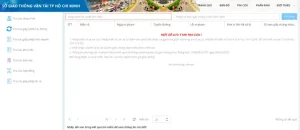 Cách tra phạt nguội ô tô trên website Sở Giao thông Vận tải TP.HCM